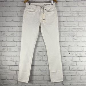 Outerknown Jeans Men's 28x32‎ SEA Jeans Drifter Tapered Fit Salt White Denim NWT